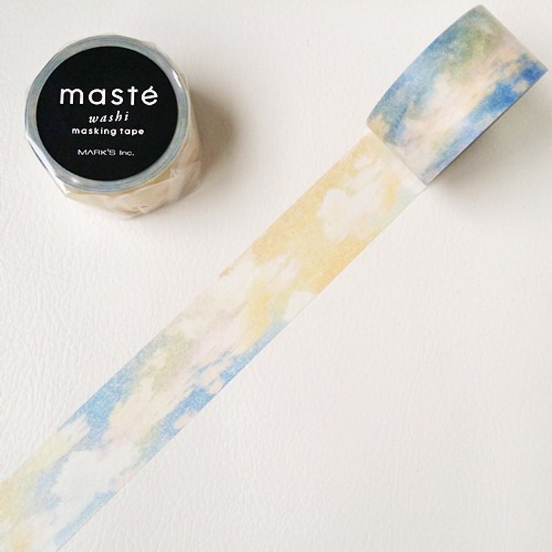 maste and paper tape Travel Series [vanilla sky (MST-MKT150-B]] engraved version - Washi Tape - Paper Multicolor