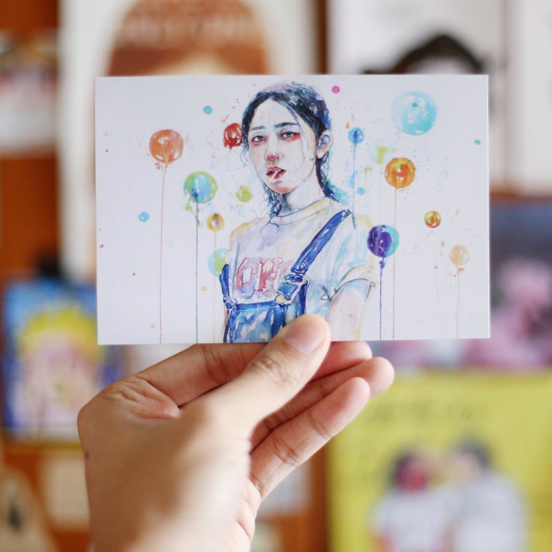 明信片 PC-HU-010 - 卡片/明信片 - 紙 多色