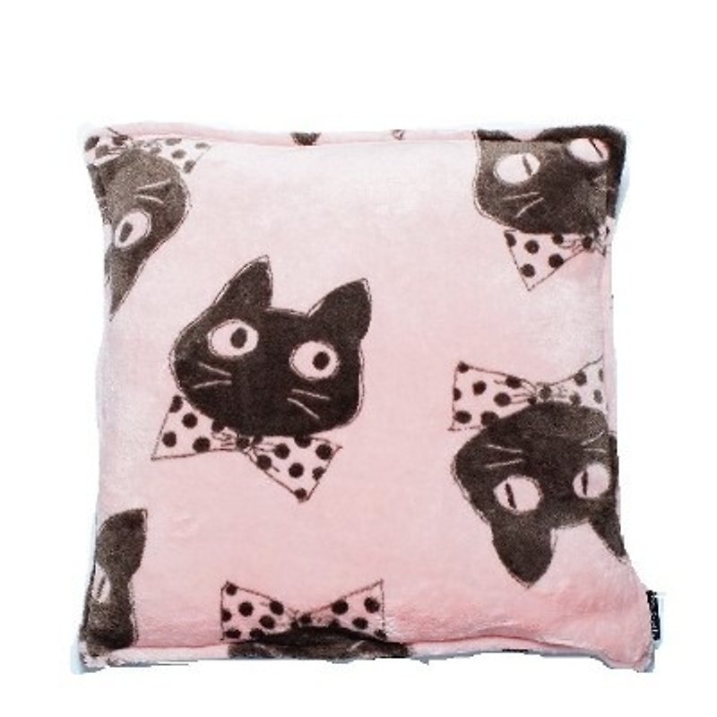 Noafamily, Noah tie winter cat pillow _PK (H668-PK) - Pillows & Cushions - Other Materials Pink