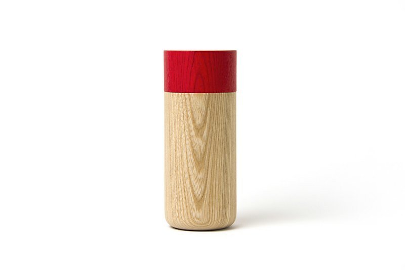 畑漆器店 - 密封罐 - TUTU (紅色) L - 茶具/茶杯 - 木頭 咖啡色