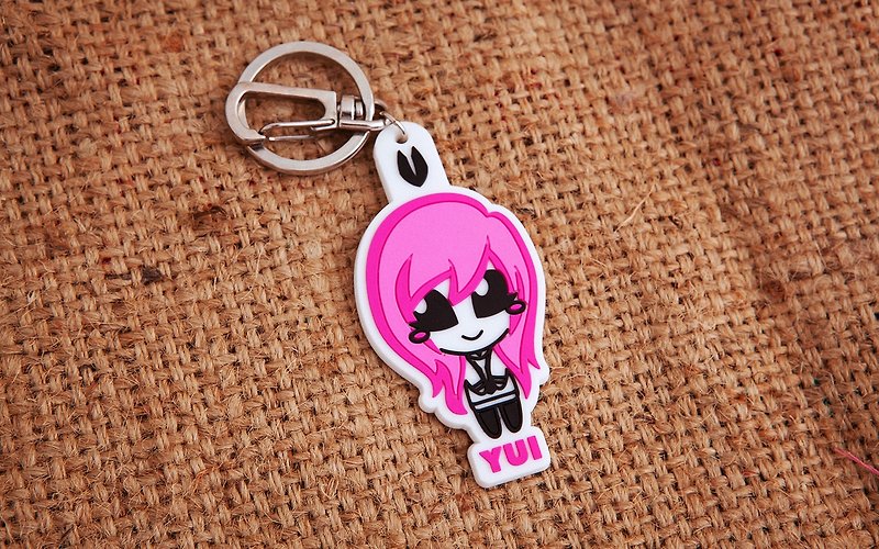 YUI key ring - Charms - Silicone Pink