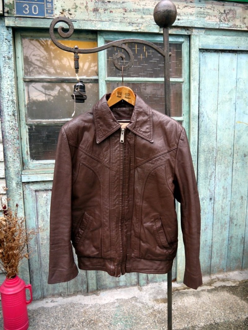 Spain leather + rabbit fur lining - Women's Casual & Functional Jackets - Genuine Leather 