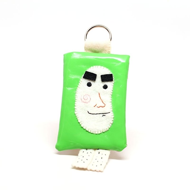 Qingshi banana banana card holder leisure card set - ID & Badge Holders - Other Materials Green