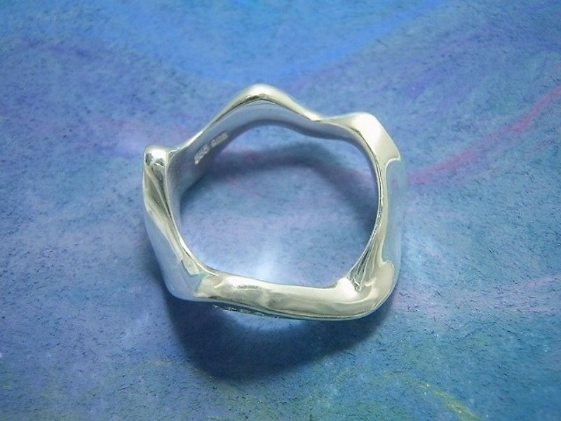 aurora ( aurora sterling silver jewelry ring 极光 銀 戒指 指环 指環 刻字 ) - リング - スターリングシルバー シルバー