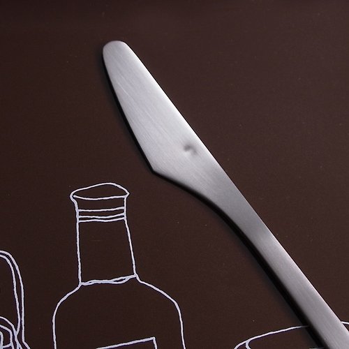 Omoide 思出 生活館 【日本Shinko】日本製 設計師系列-nendo 佐藤大 微笑酒窩-主餐刀