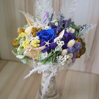 Eden Custom - Marine dried flowers glass table flowers opening / exhibition / Birthday