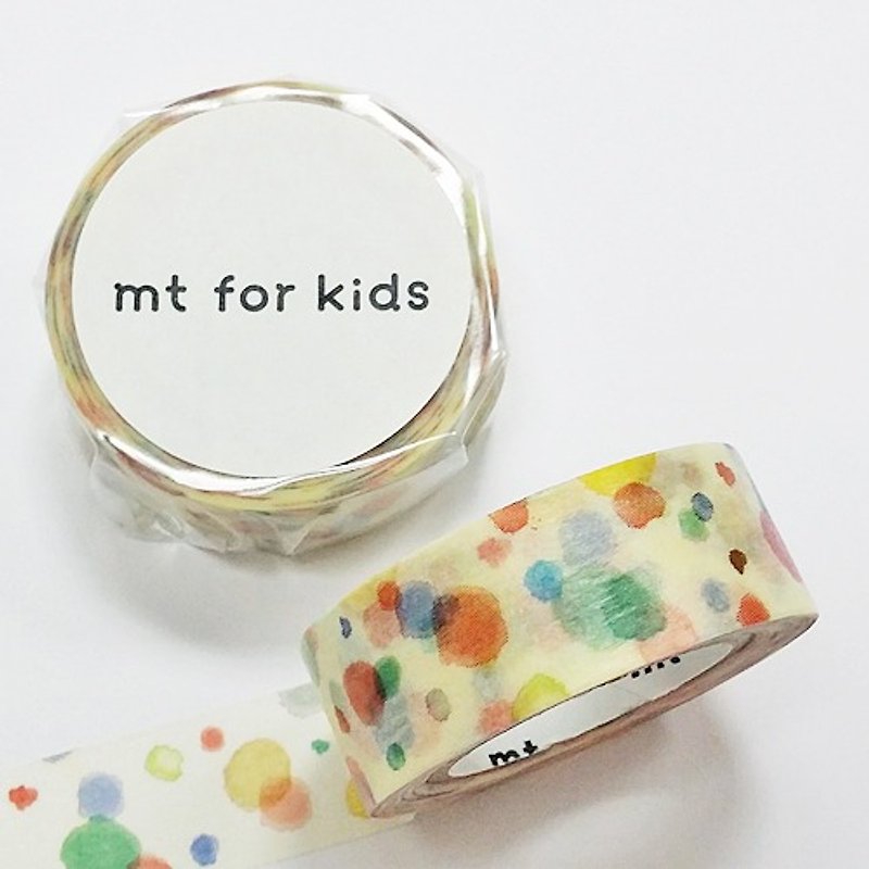 Mt and paper tape KIDS [smudge point (MT01KID021)] - Washi Tape - Paper Multicolor