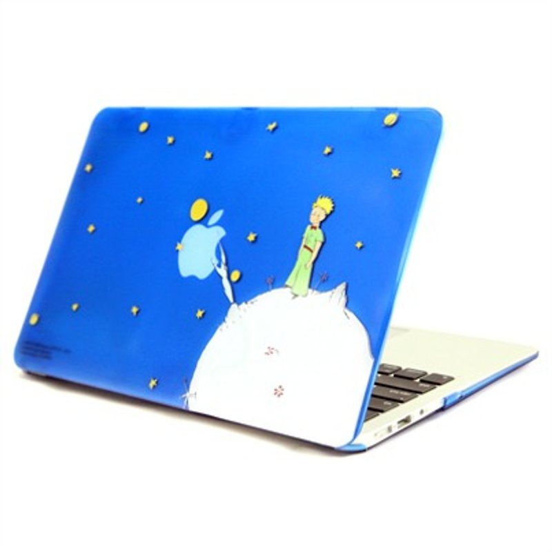 小王子授權系列-另一個星球/深藍-MacbookPro/Air13吋,AA09 - 平板/電腦保護殼/保護貼 - 塑膠 藍色