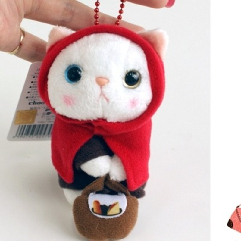 Jetoy, Choo choo sweet cat doll (9cm) _Red hood (J1504501) - Stuffed Dolls & Figurines - Other Materials Multicolor