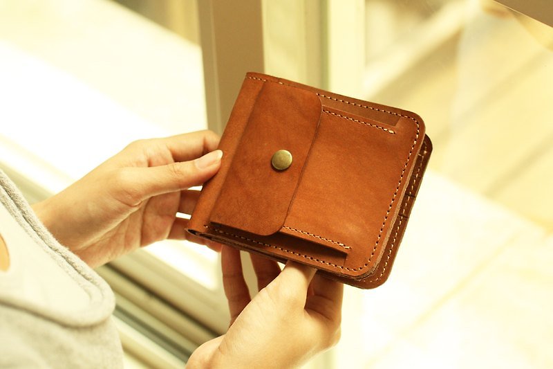 Hsu & Daughter outer bag short clip [HDB1004] - Wallets - Genuine Leather 