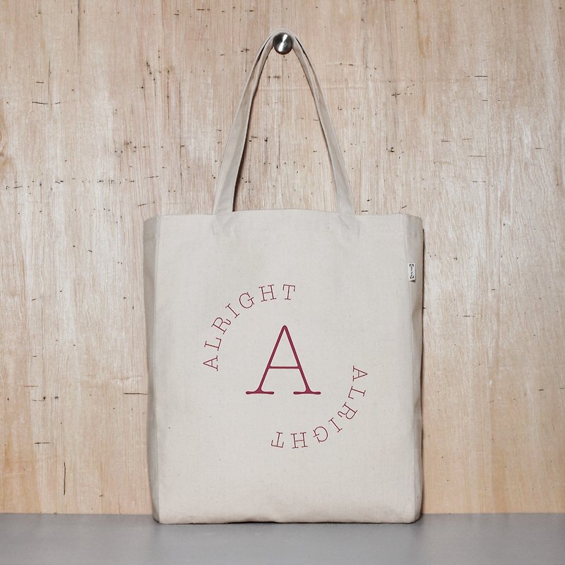 Alright Alright Original Canvas Tote Bag - 4 sizes - Messenger Bags & Sling Bags - Cotton & Hemp White