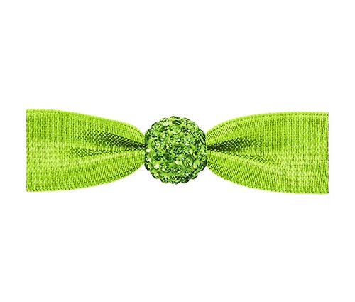 Missiu 法國蕾絲刺繡手環 EMI❤JAY 水晶髮飾環 Green Apple - 髮飾手環