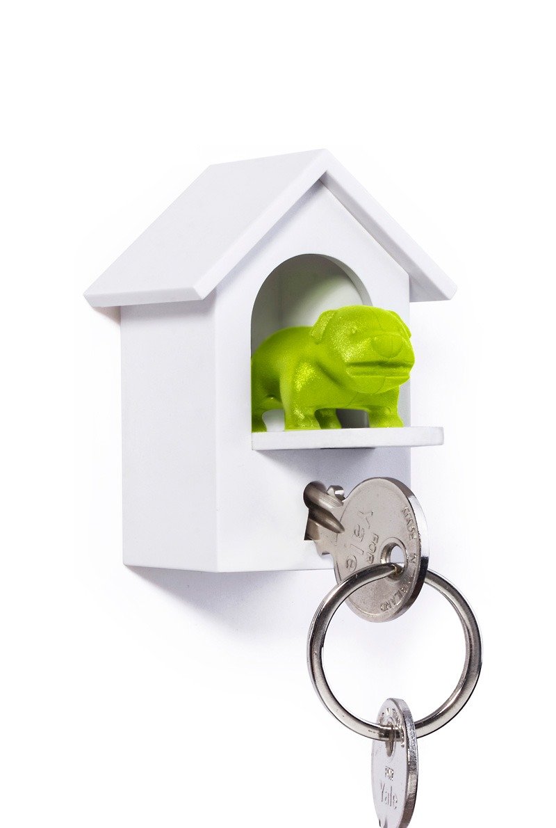 QUALY 看門狗-鑰匙圈 - 鑰匙圈/鎖匙扣 - 塑膠 綠色