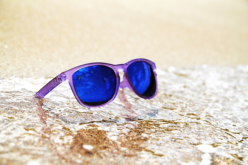 Sunglasses│Purple Frame│Blue Lens│UV400 protection│2is Lavender  - แว่นกันแดด - พลาสติก สีม่วง