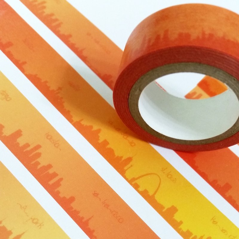Masking Tape URBAN & RURAL AMERICA - Washi Tape - Paper 