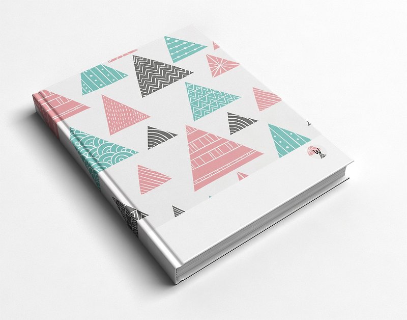 Rococo Strawberry WELKIN Handmade_Handmade Book/Notebook/Handbook/Diary-Geometry Hill - สมุดบันทึก/สมุดปฏิทิน - กระดาษ 