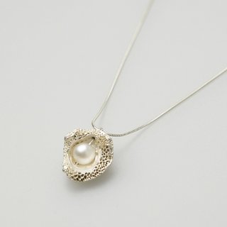 I-Shan13 Volcanic Shell Pearl Necklace