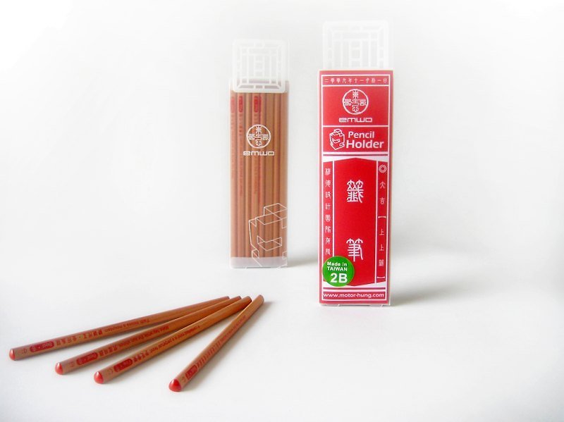 籤筆(小) Fortune (Small) Pencil - 其他 - 其他材質 紅色