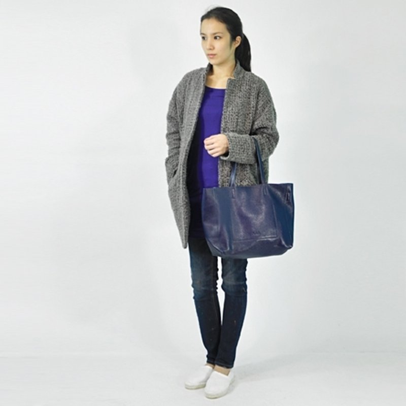 Passion 中方包藍色 手提/肩背/斜背 - Messenger Bags & Sling Bags - Other Materials Blue