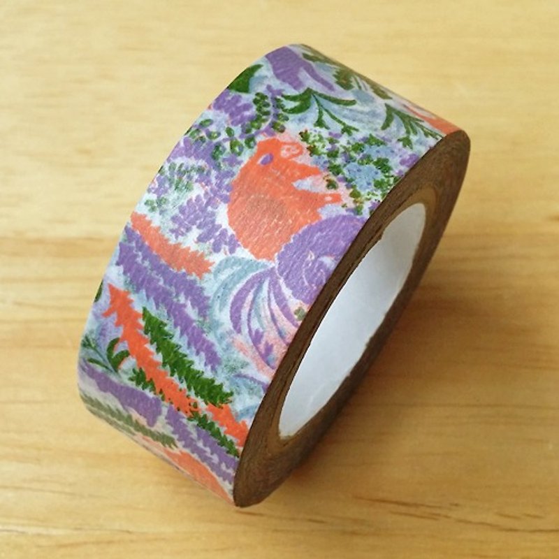倉敷意匠 x Mihani工房 和紙膠帶【牧場-紫 (13101-01)】 - 紙膠帶 - 紙 多色