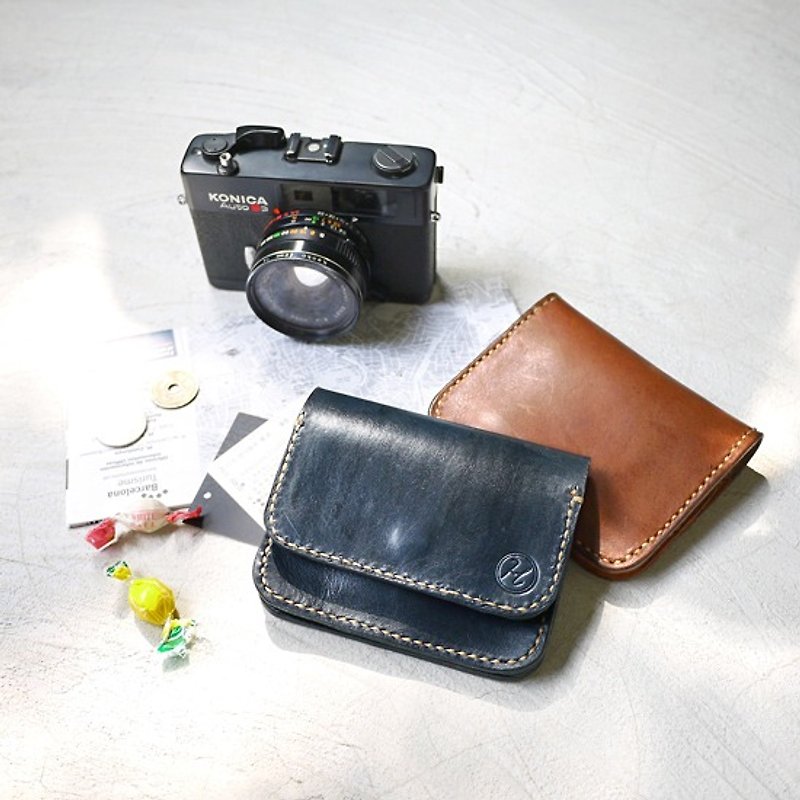Japan's recommended minimalist style coin/card case Made by HANDIIN - Coin Purses - Genuine Leather 