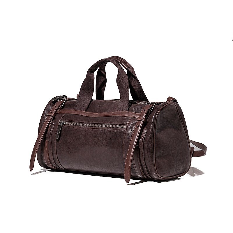 Bailey's lightweight leather shoulder bag SUV - coffee - กระเป๋าแมสเซนเจอร์ - หนังแท้ สีนำ้ตาล