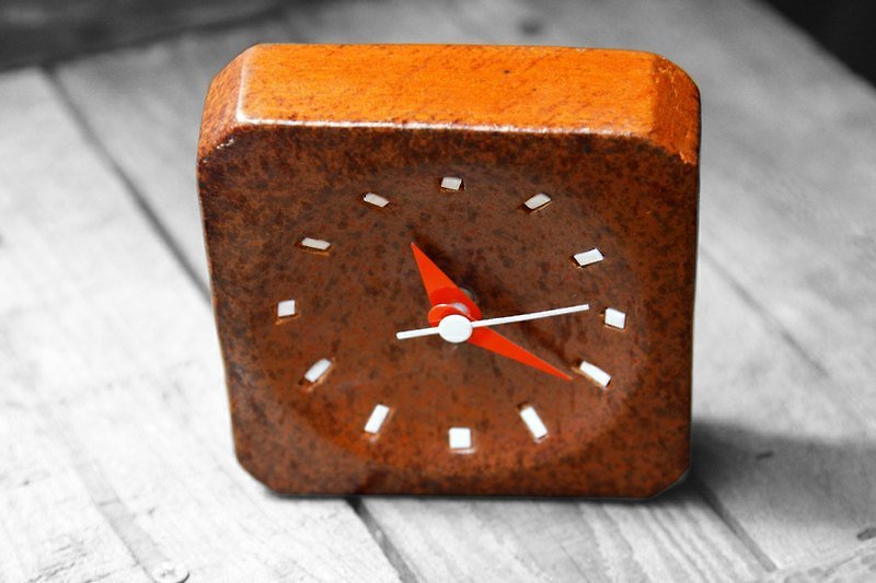 陶瓷時鐘 方 - 時計 - その他の素材 