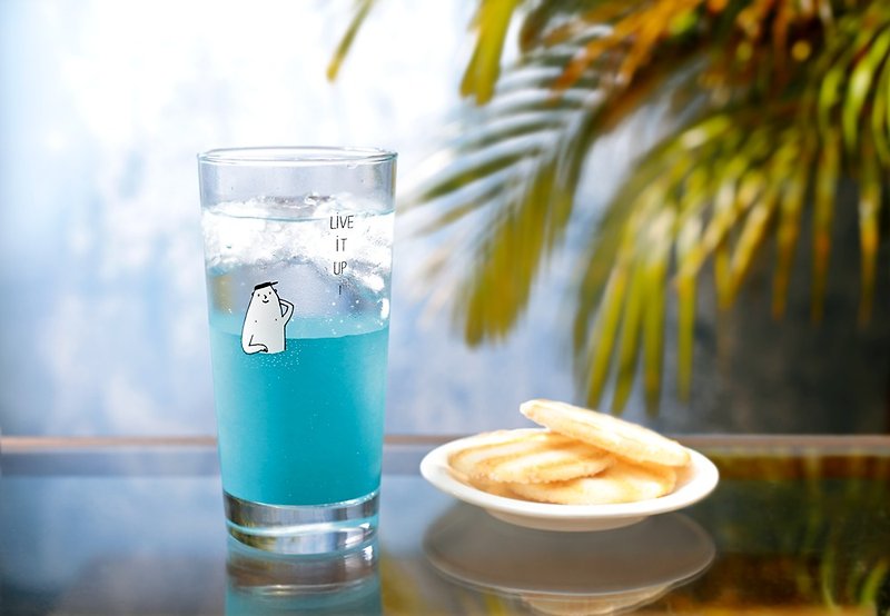 自在。水杯 - 茶壺/茶杯/茶具 - 玻璃 藍色