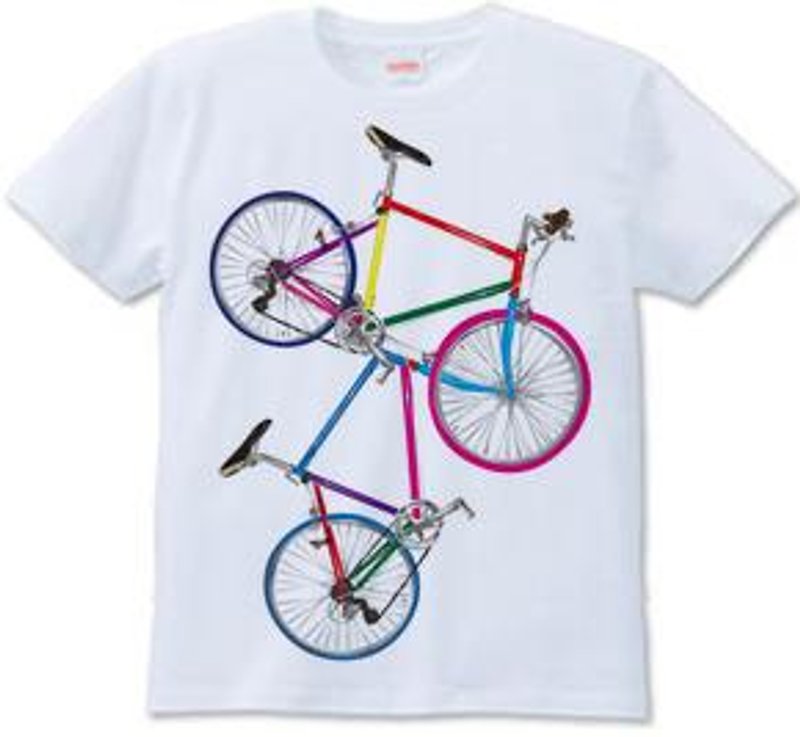 Color bicycle (6.2oz) - เสื้อยืดผู้ชาย - วัสดุอื่นๆ 