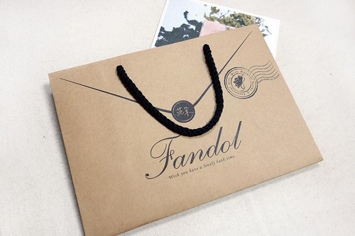 fandol 品牌信封提袋 牛皮纸袋