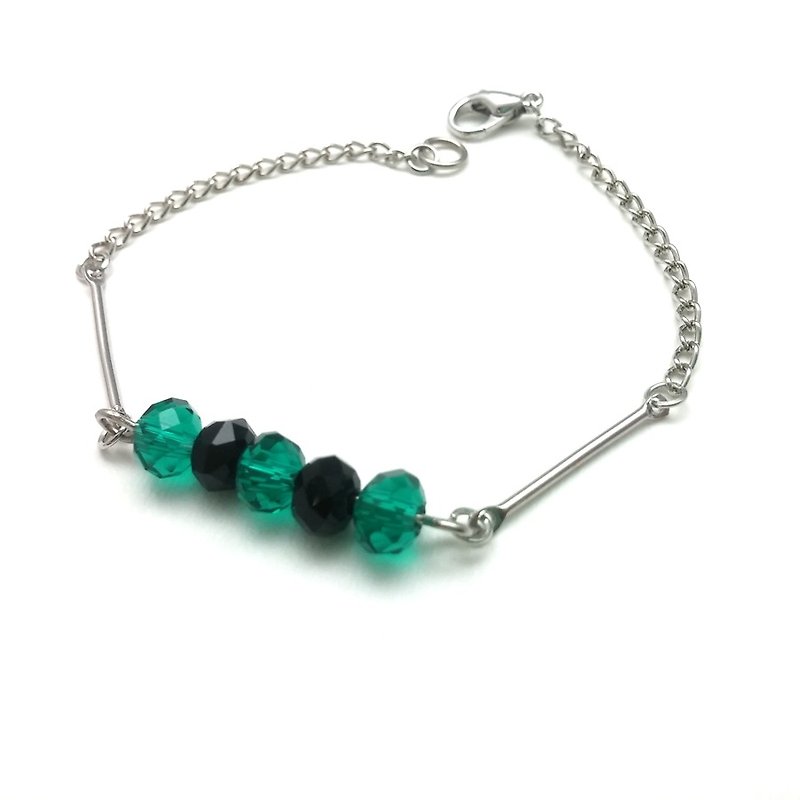 ♥ HY ♥ x handmade beaded bracelet bracelet minimalist style * - Bracelets - Other Materials Green