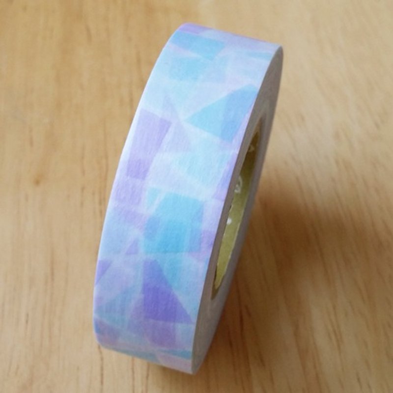 NICHIBAN Petit Joie Masking Tape and paper tape [geometry - Violet (PJMT-15S007)] - มาสกิ้งเทป - กระดาษ หลากหลายสี