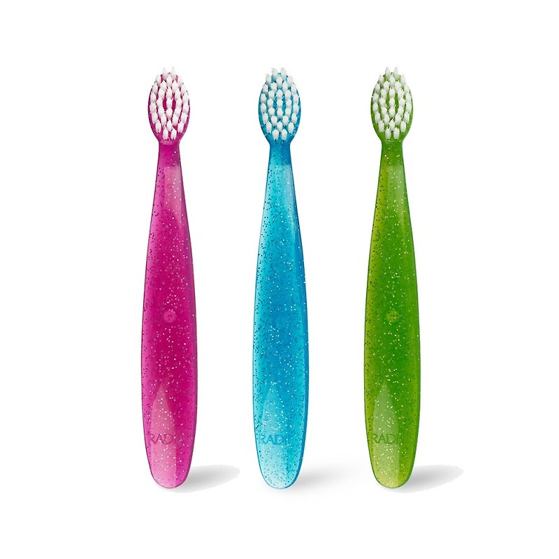 American Radius baby toothbrush/18 months+/three-piece set-6 color/random - อื่นๆ - วัสดุอื่นๆ หลากหลายสี