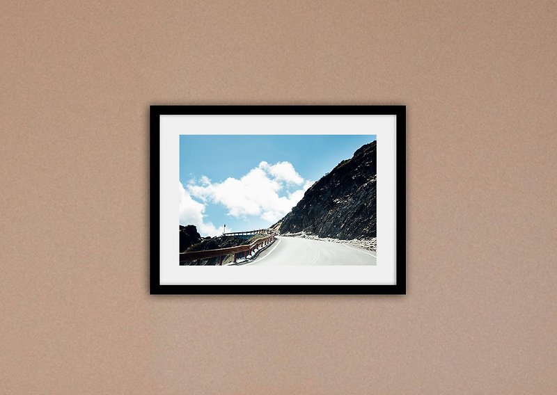 写真台湾高速道路風景I（箱なし/値上げ箱なし） - ポスター・絵 - 紙 ブルー