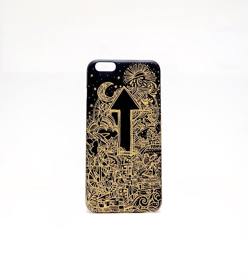 [The UP-hand-painted series] iPhone custom limited mobile phone shell - Phone Cases - Plastic Black