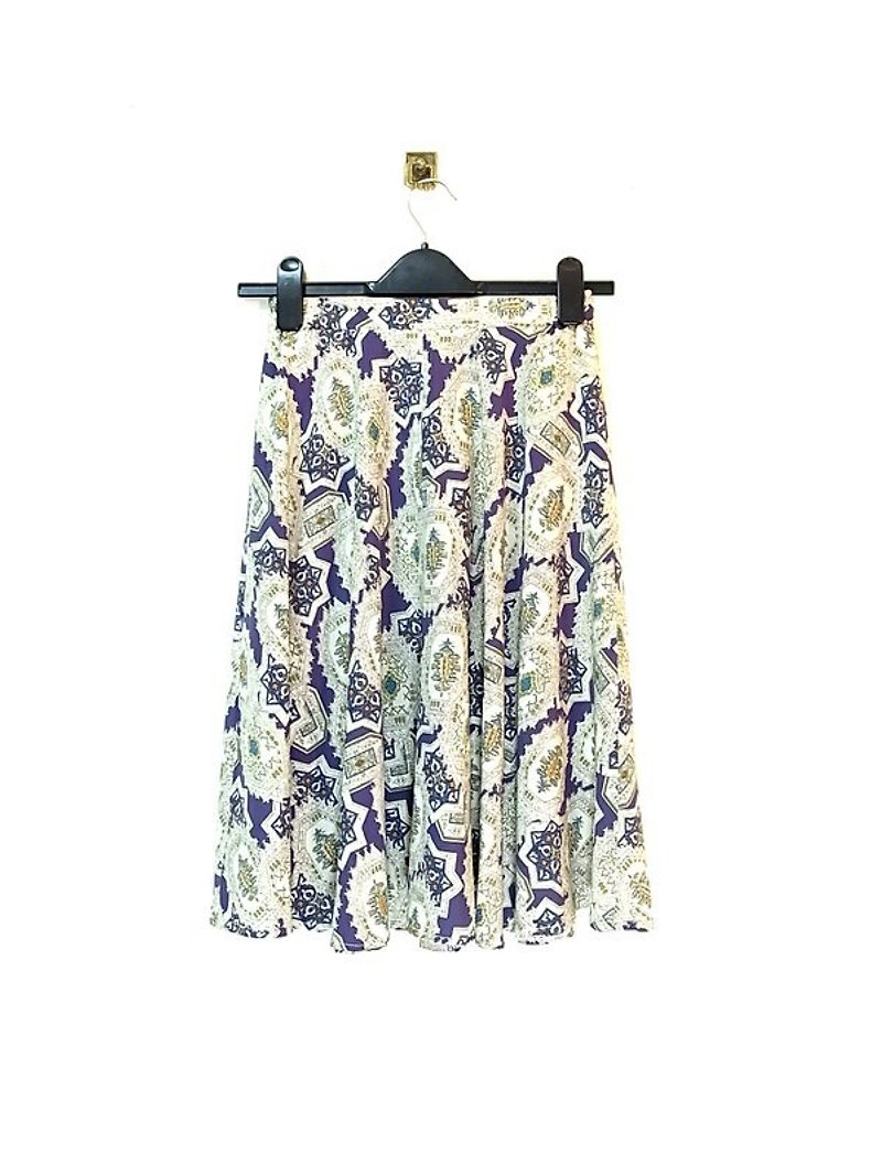 紫微網目模様のヴィンテージドレスPDB - スカート - その他の素材 多色