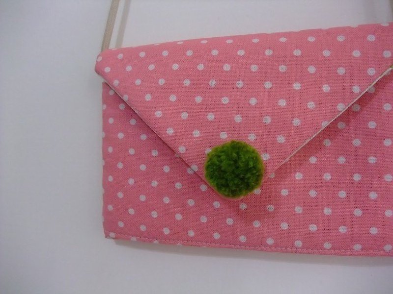 me. Little envelope bag (portable packet) - pink. - อื่นๆ - ผ้าฝ้าย/ผ้าลินิน สึชมพู