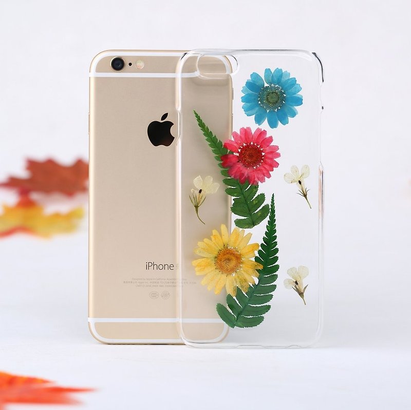 iPhone Case Pressed Flower Samsung Case - เคส/ซองมือถือ - พืช/ดอกไม้ หลากหลายสี