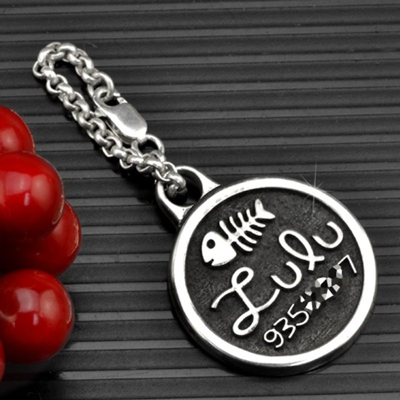 Customized. 925 Sterling Silver Jewelry PD00019-Dog Name Pendant (English Version) - Anklets & Ankle Bracelets - Other Metals 