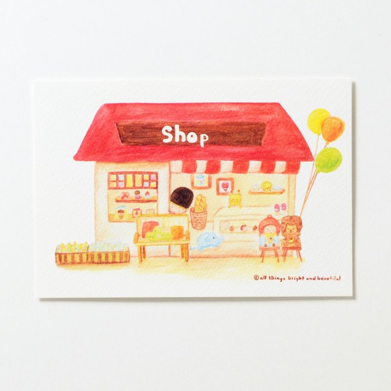 Shop Postcard - การ์ด/โปสการ์ด - กระดาษ สีแดง