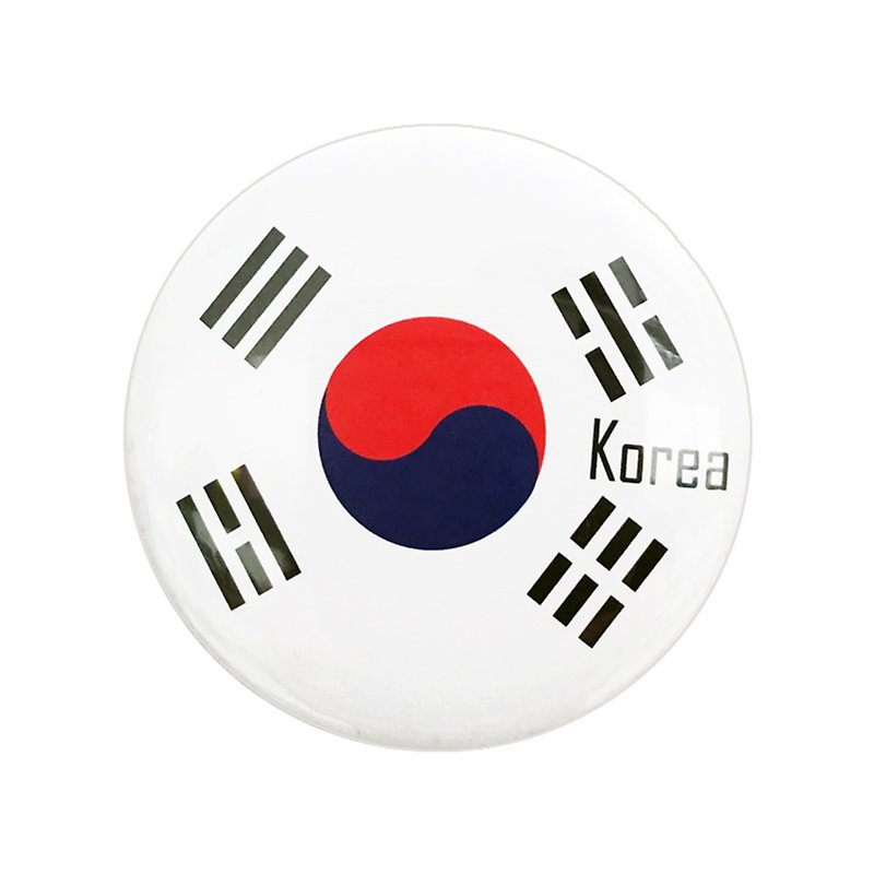 Magnet Opener-[World Flag Series]-Korea - Magnets - Other Metals White