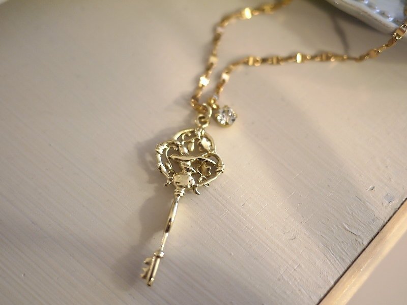 [Jin Xialin ‧ jewelry] ZAKKA KEY Bronze necklace - Necklaces - Other Metals 