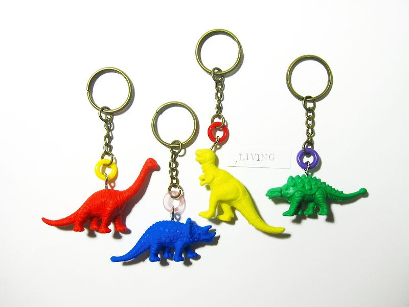 Capture wild dinosaur! Color key ring (Basic) - Please review the trade description and then the next single! - ที่ห้อยกุญแจ - โลหะ หลากหลายสี