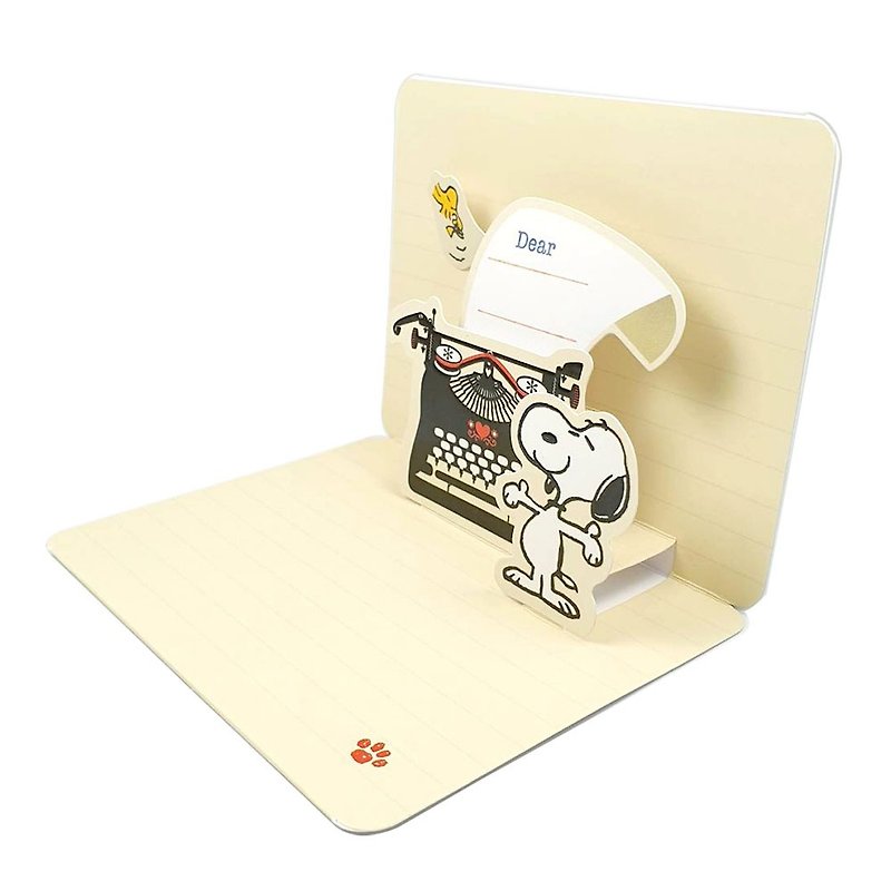 Snoopy misses you so much [Hallmark-Peanuts Snoopy-JP three-dimensional card models miss you] - การ์ด/โปสการ์ด - กระดาษ หลากหลายสี