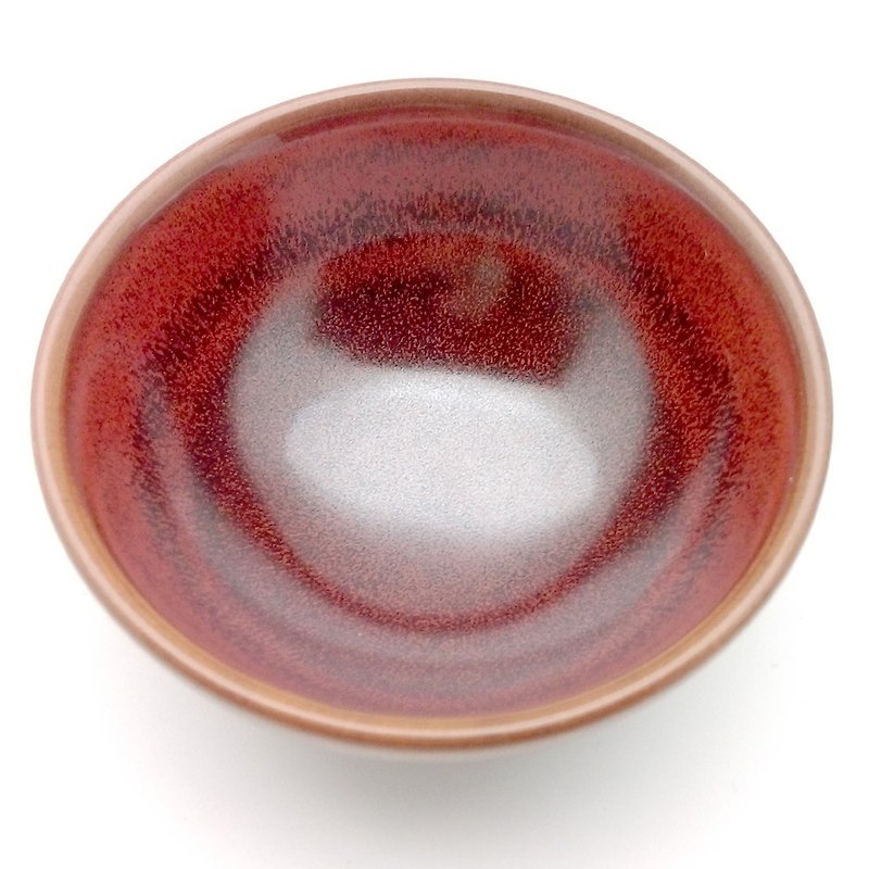 Red Tianmu Glaze Small Cup [Strictly Selected Premium Edition] Original Factory Checked and Shipped Quality Assurance│Mother's Day Gift Box - Teapots & Teacups - Other Materials Red