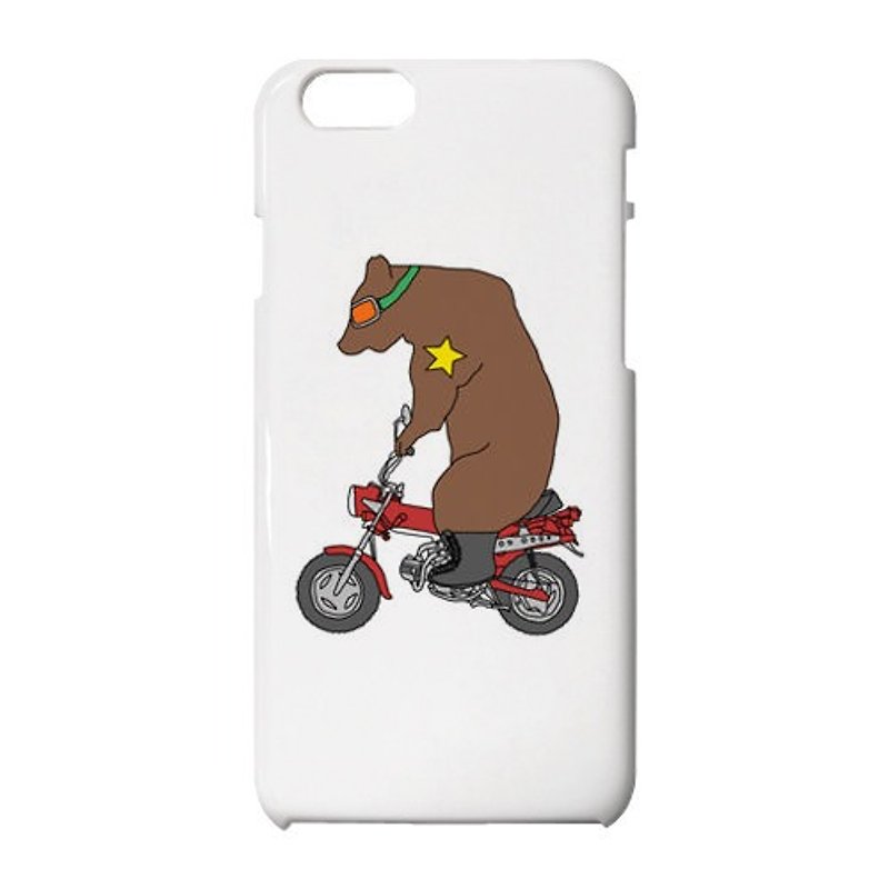 Biker Bear iPhone case - อื่นๆ - พลาสติก ขาว