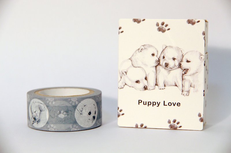 [Pinkoi carefully selected] paper tape /Puppy Love-2 / 4713077970935 graduation gift - Washi Tape - Paper 