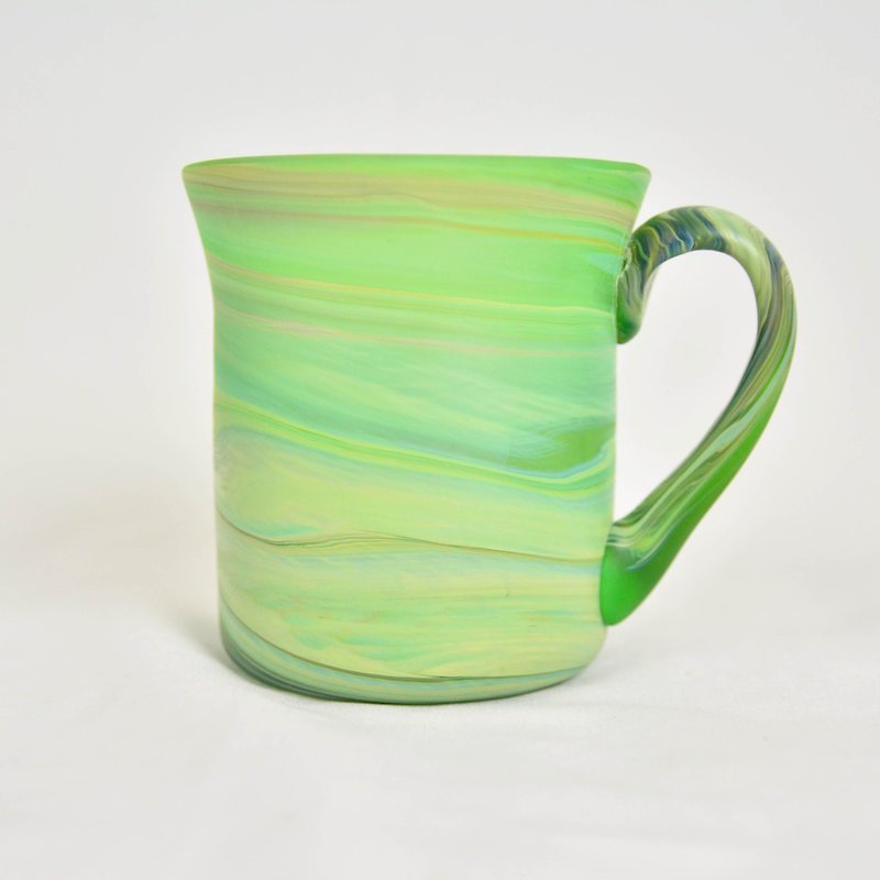 手工玻璃水杯＿大口＿公平貿易 - 茶壺/茶杯/茶具 - 玻璃 綠色