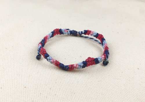 美人魚手創藝術 Sea Maidens Jewelry 【思夜】 蠶絲蠟線 編織手環