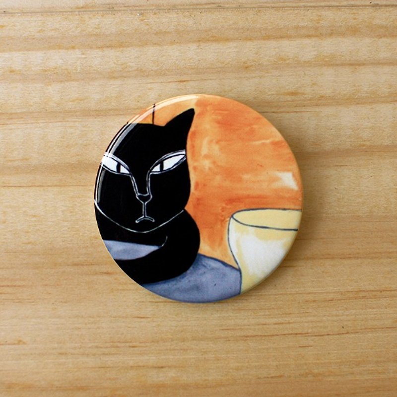 Pins | King Cat - Brooches - Other Materials Orange
